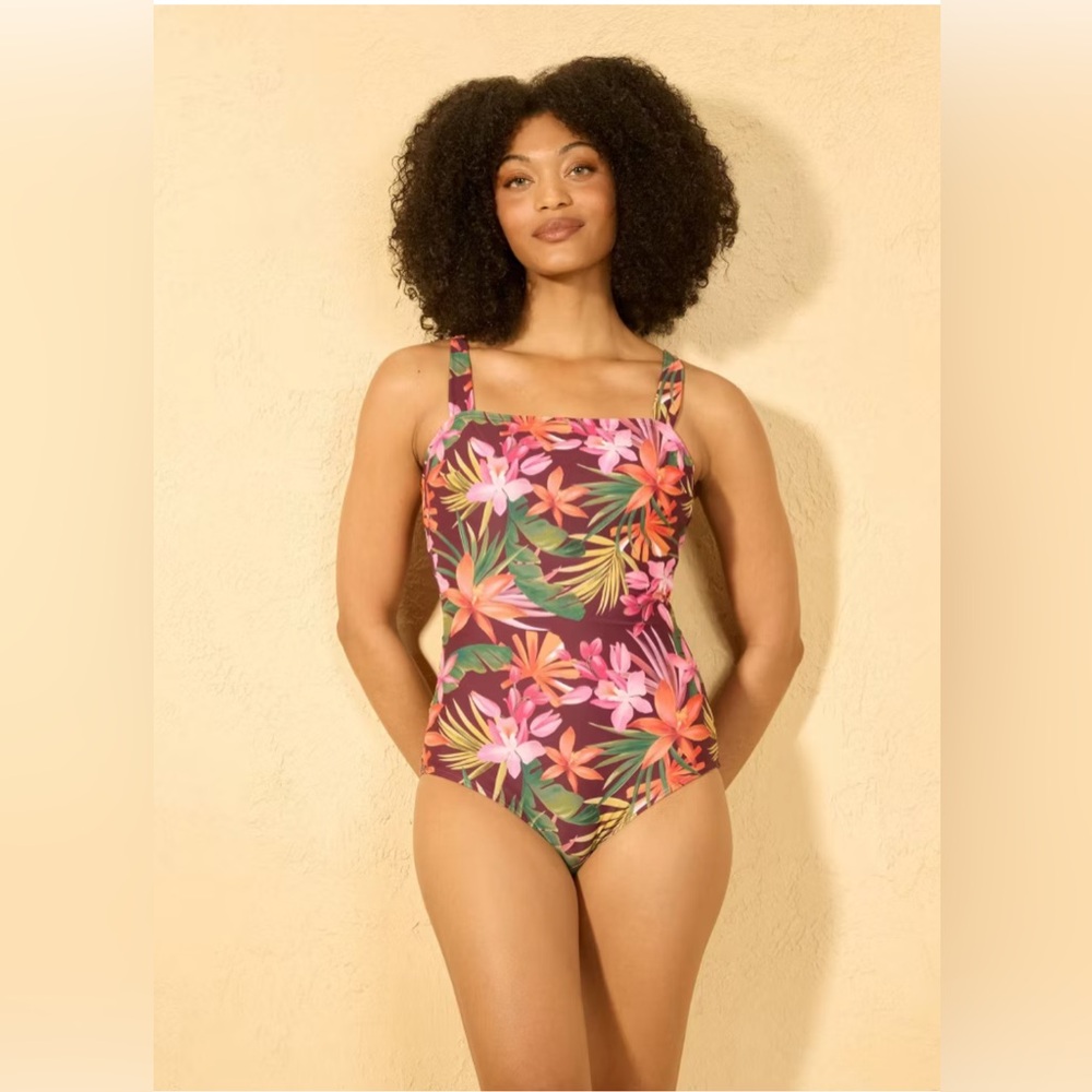 Shade & Shore - Women’s High Leg Full Coverage One Piece Swimsuit